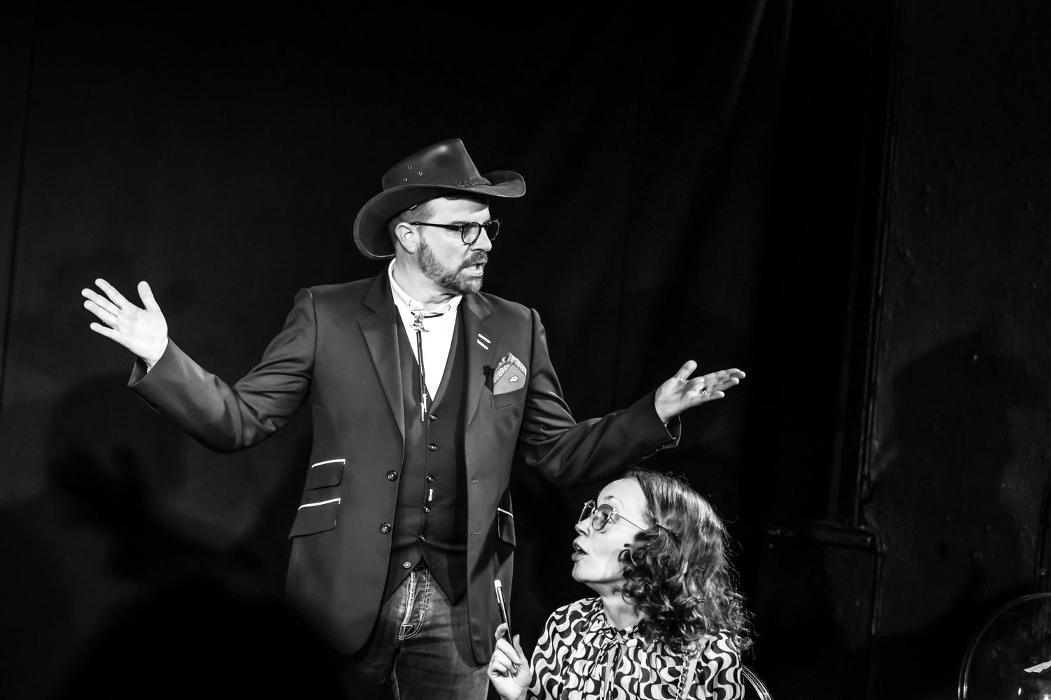 Exit Who? — production photo
